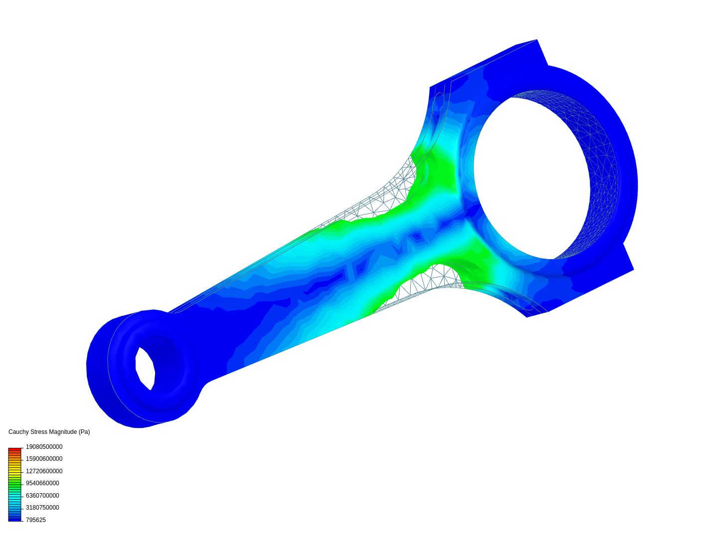 Tutorial 1: Connecting rod stress analysis image