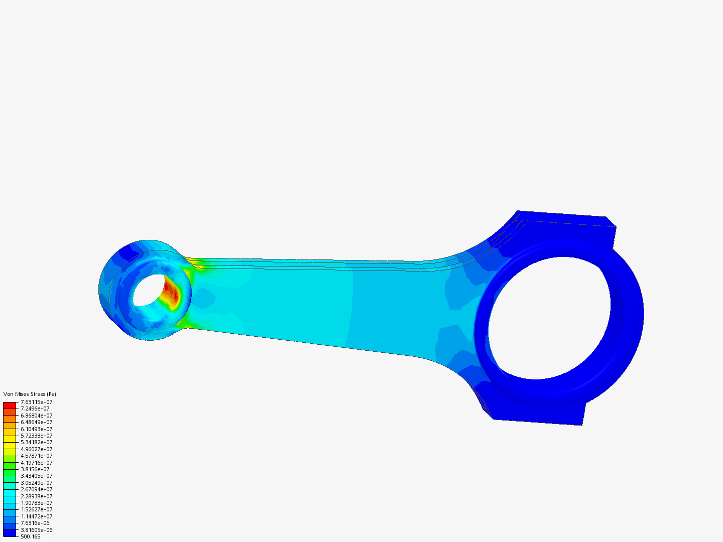 Tutorial 1: Connecting rod stress analysis image