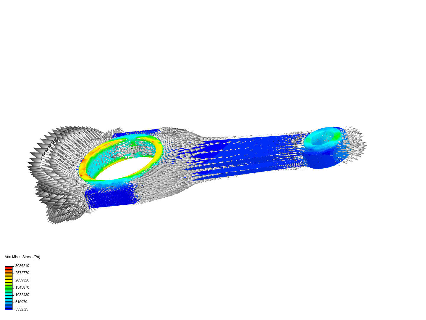 Tutorial 1: Connecting rod stress analysis image