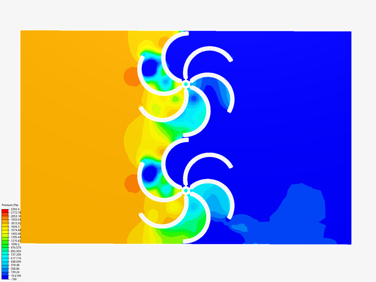 Pressure loss test moving no spacing same angle rotation image