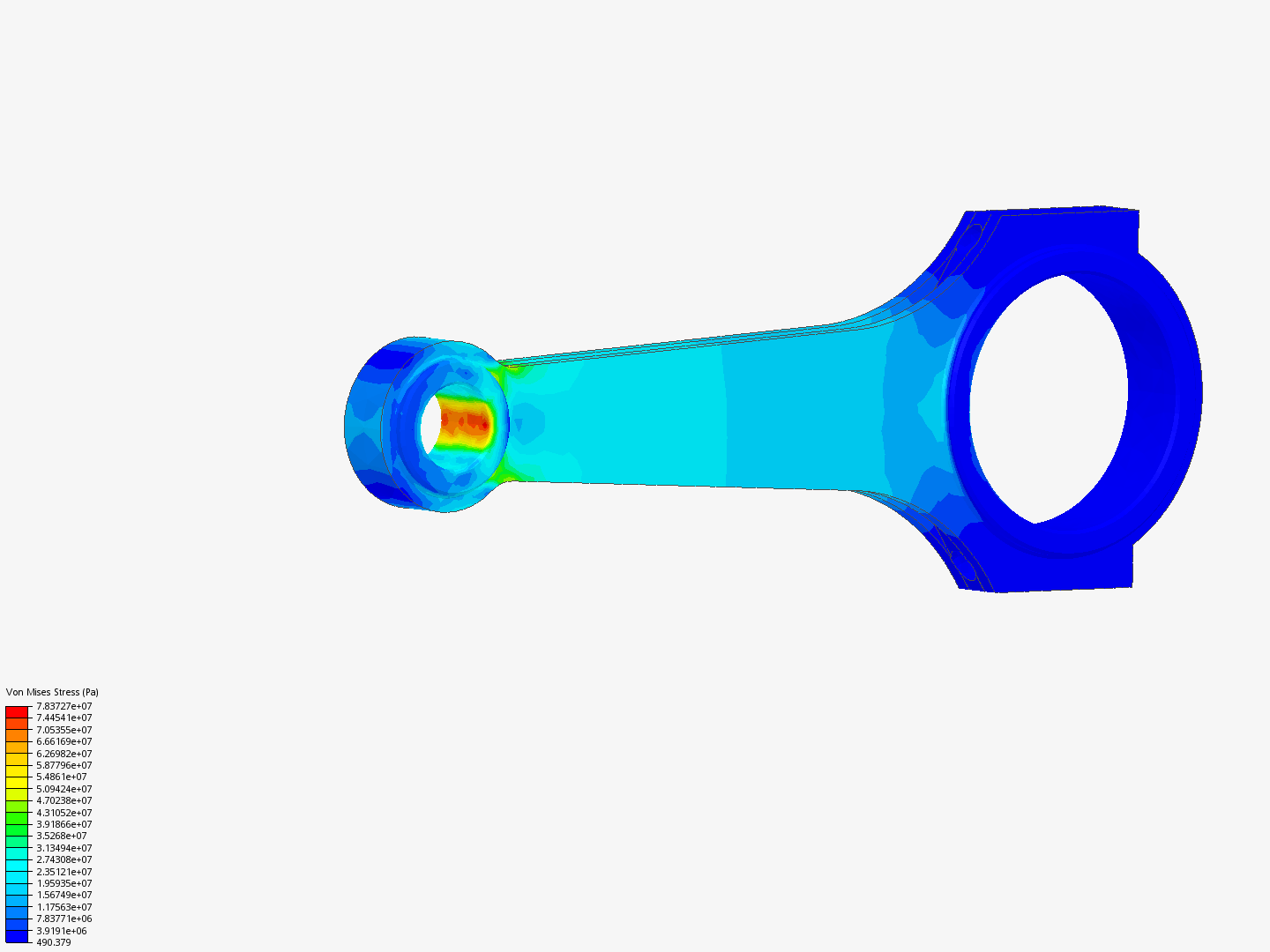 Tutorial 1: Connecting rod stress analysis image