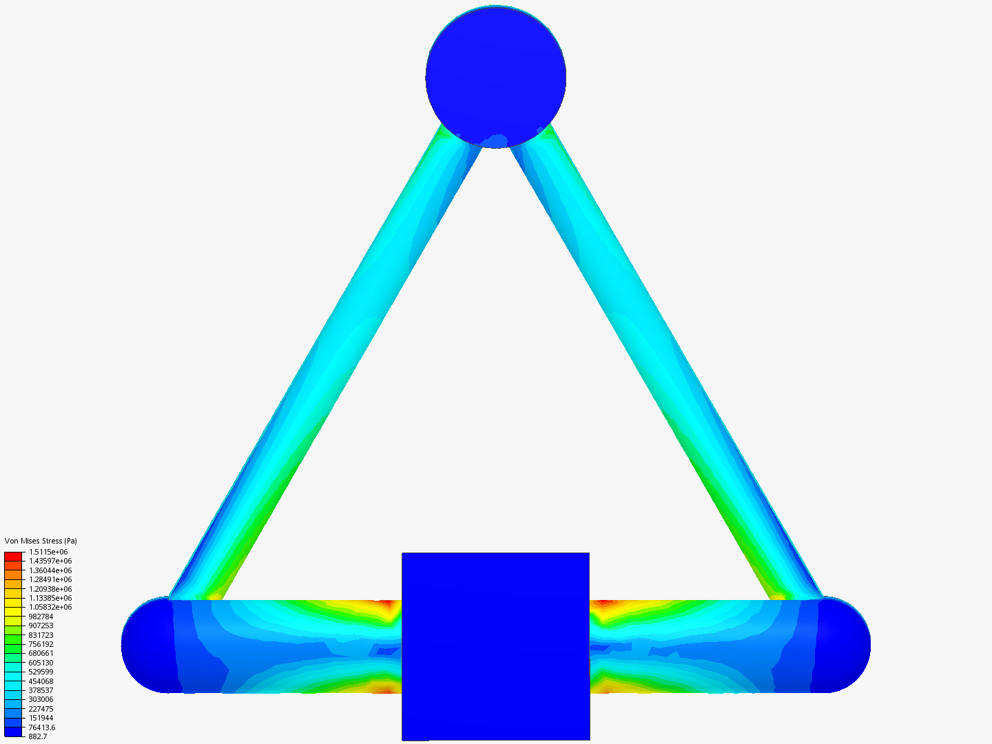 Tutorial - Linear static analysis of a crane image