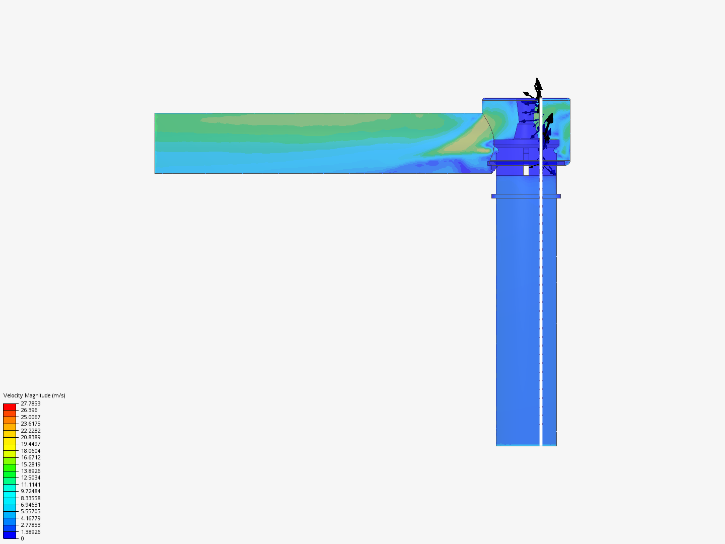 Tutorial: Fluid Flow Through a Valve image