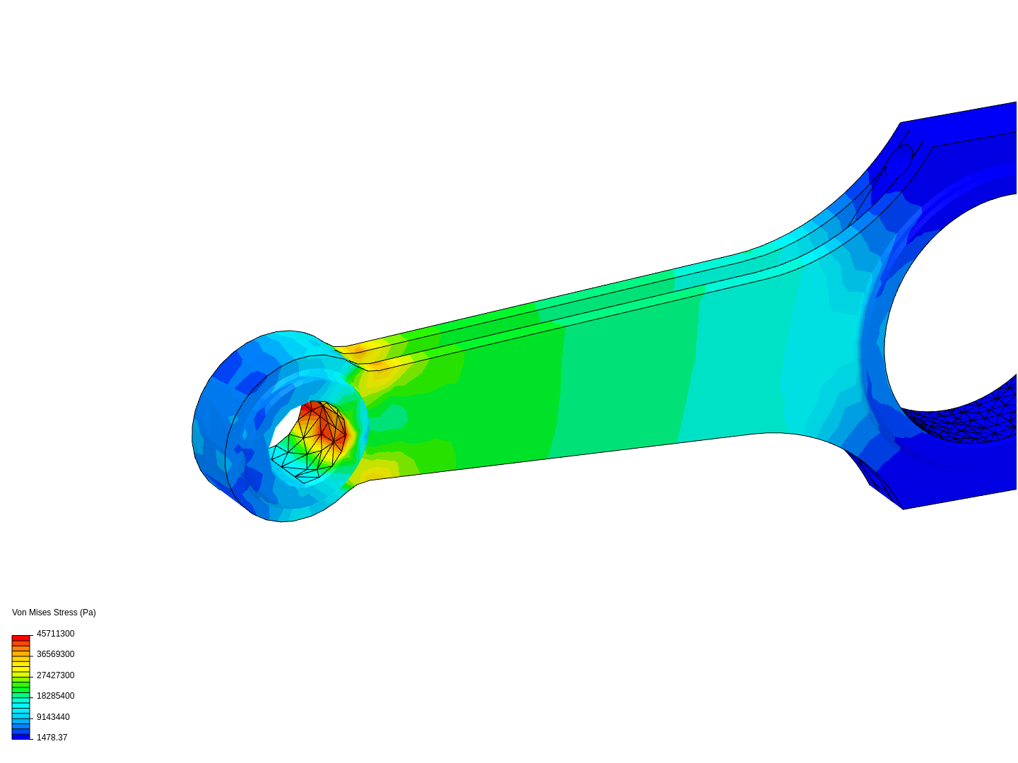 Tutorial 1: Connecting rod stress analysis image