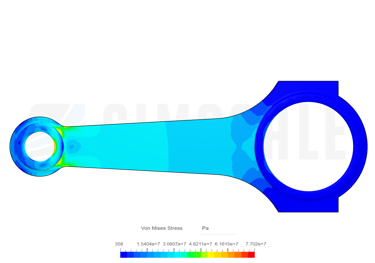 Tutorial 1: Connecting rod stress analysis image