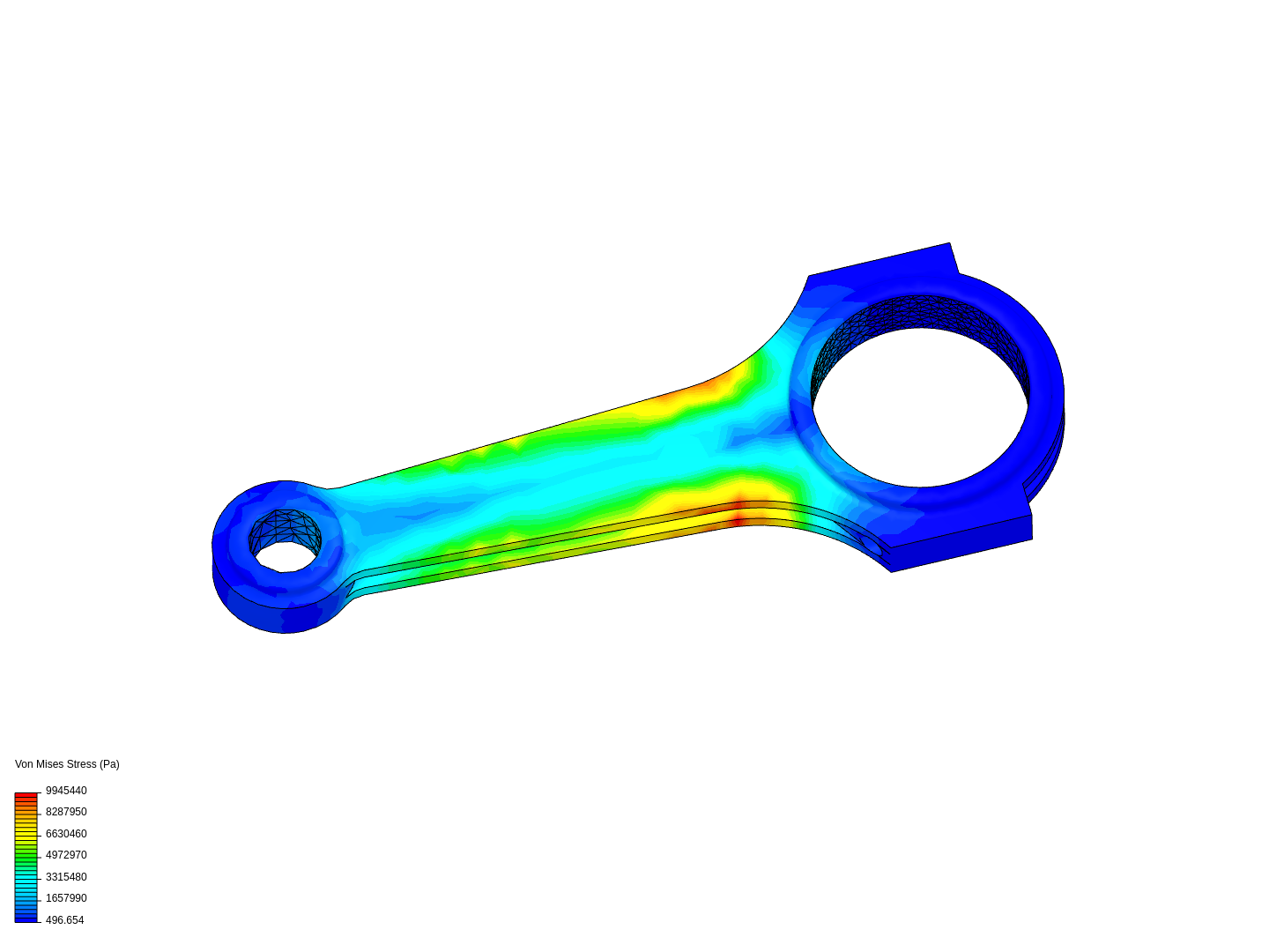 Tutorial 1: Connecting rod stress analysis image