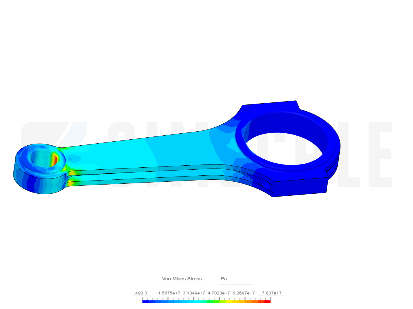 Tutorial 1: Connecting rod stress analysis image