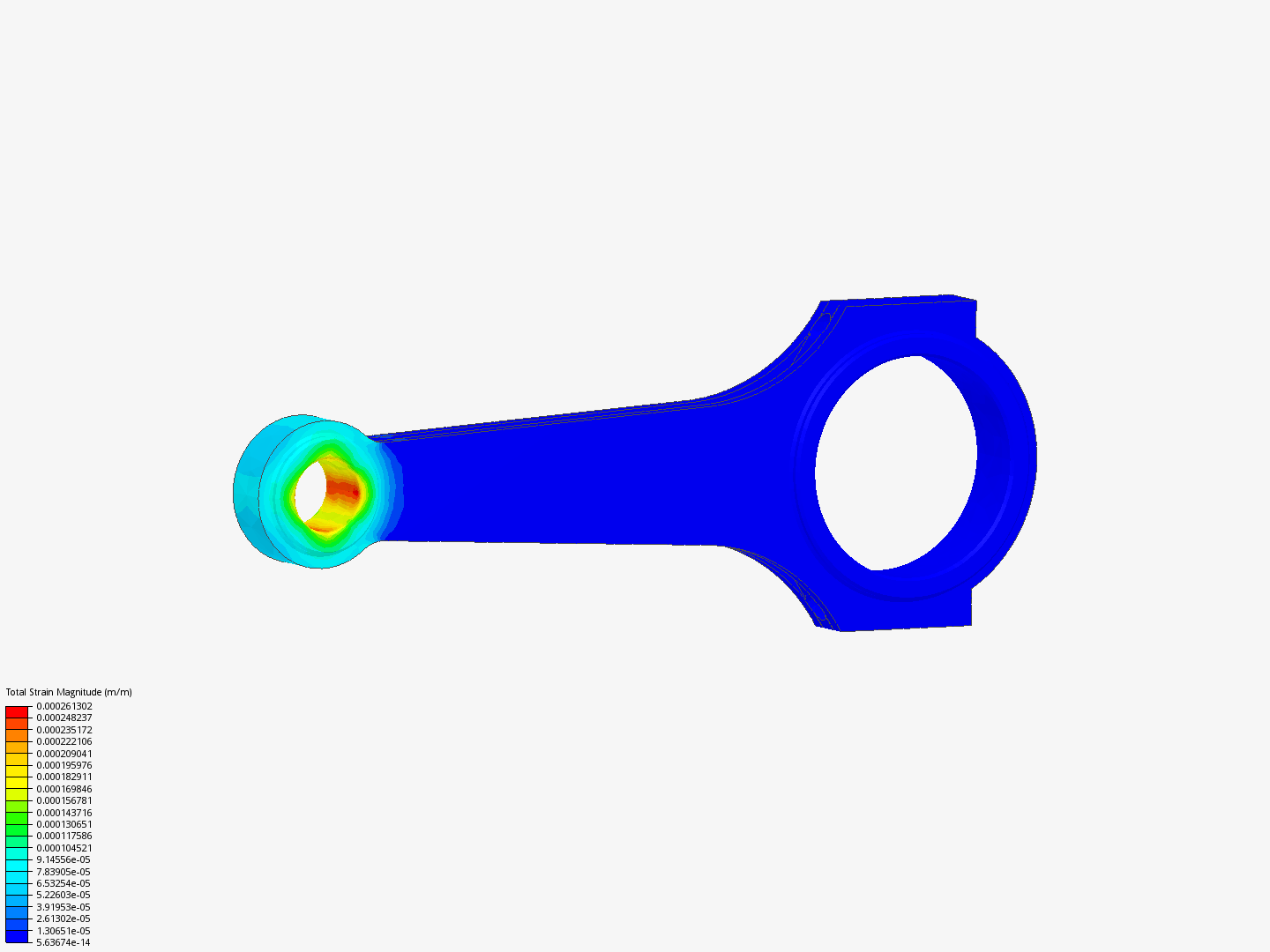 Tutorial 1: Connecting rod stress analysis image