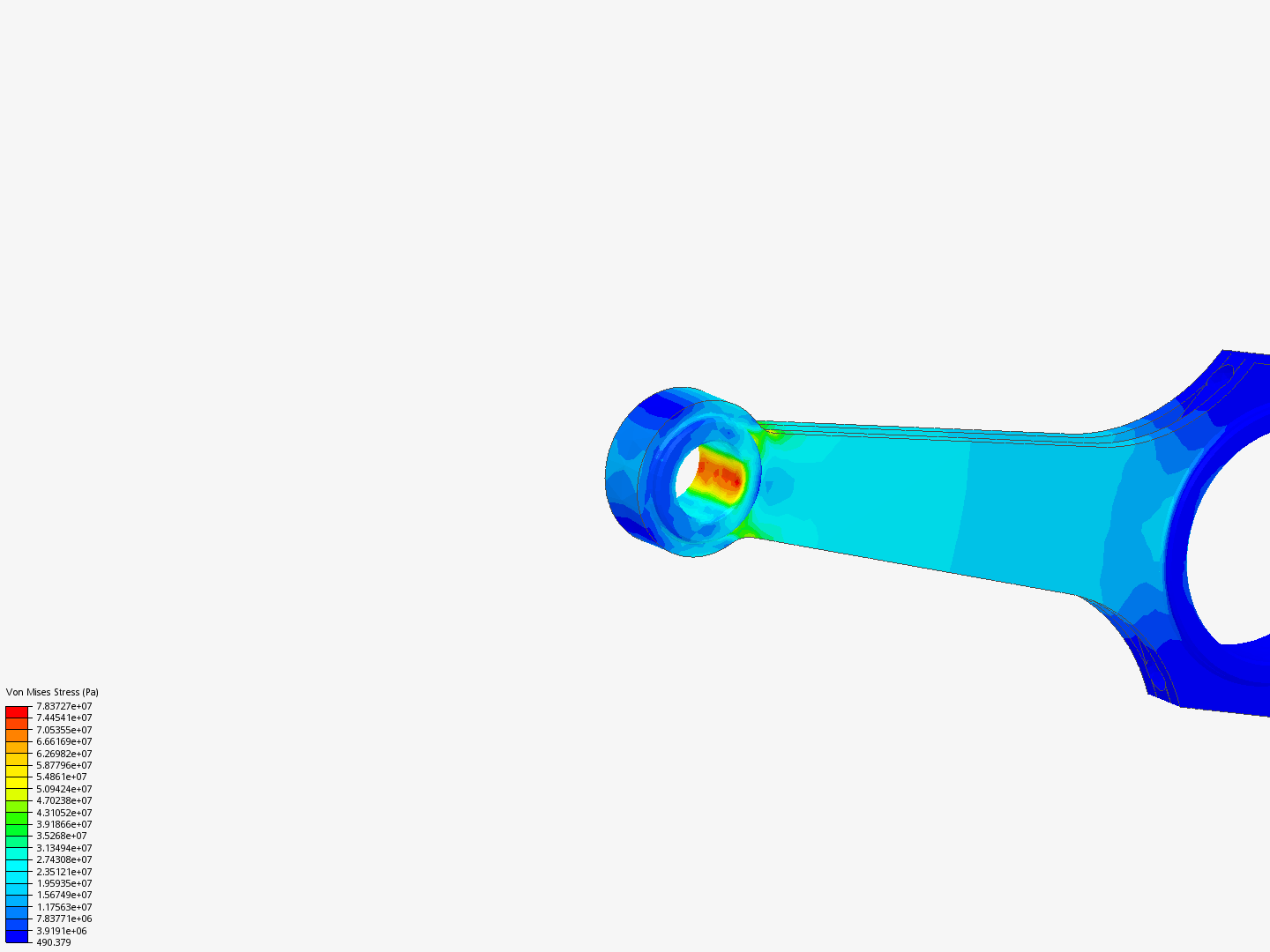 Tutorial 1: Connecting rod stress analysis image