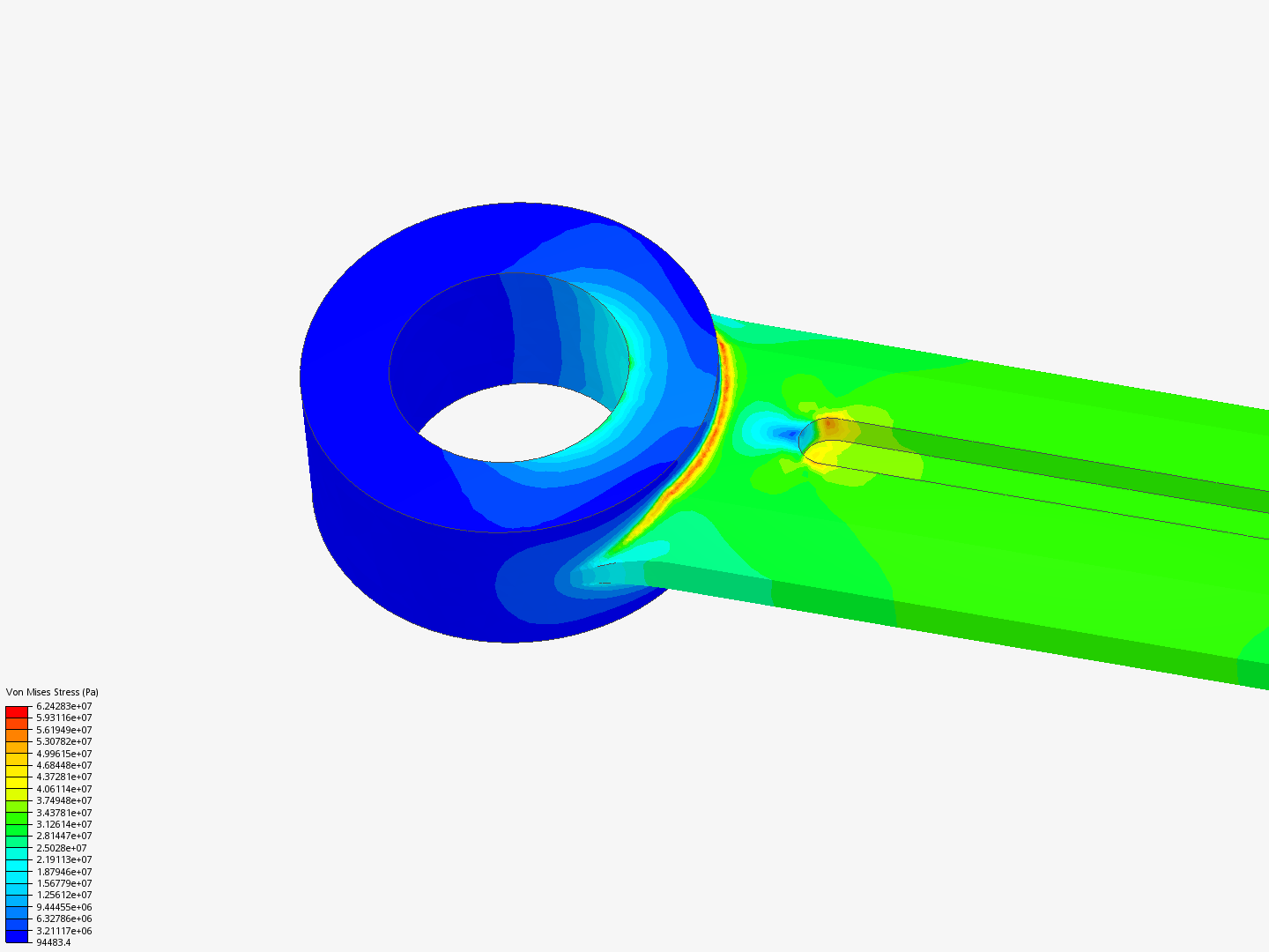 Tutorial 1: Connecting rod stress analysis image