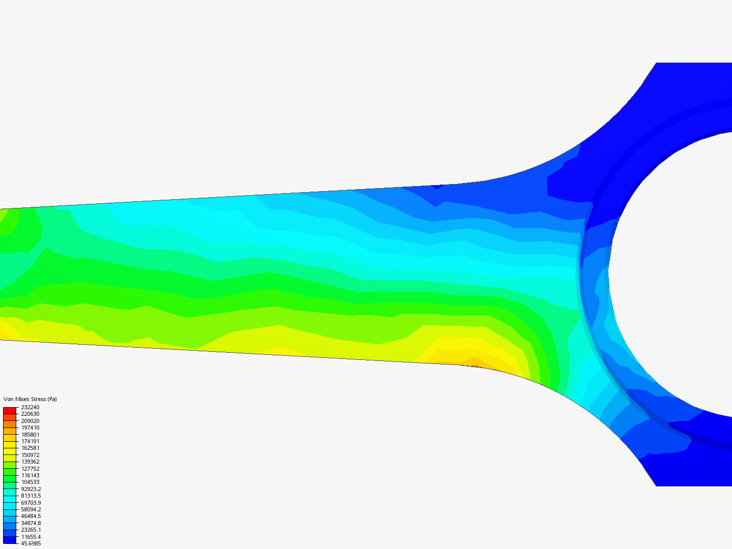 Tutorial 1: Connecting rod stress analysis image