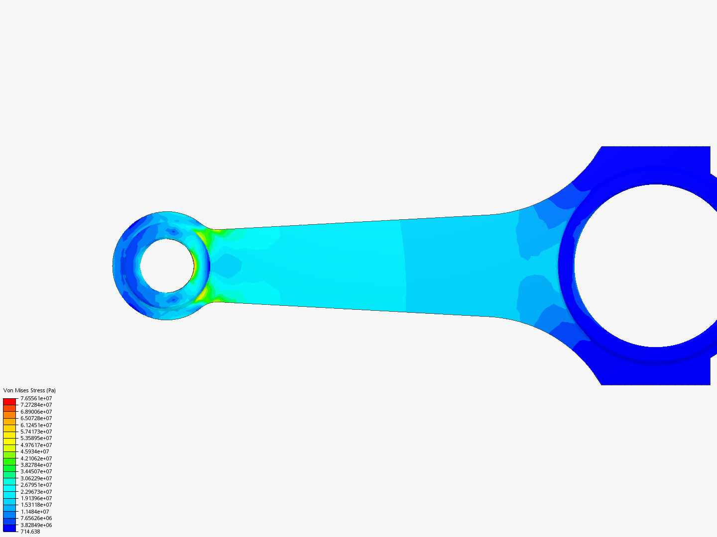 Tutorial 1: Connecting rod stress analysis image