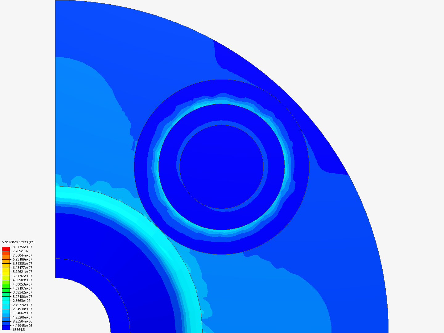 Validation Case: Flange Bolt Pretension - Copy image