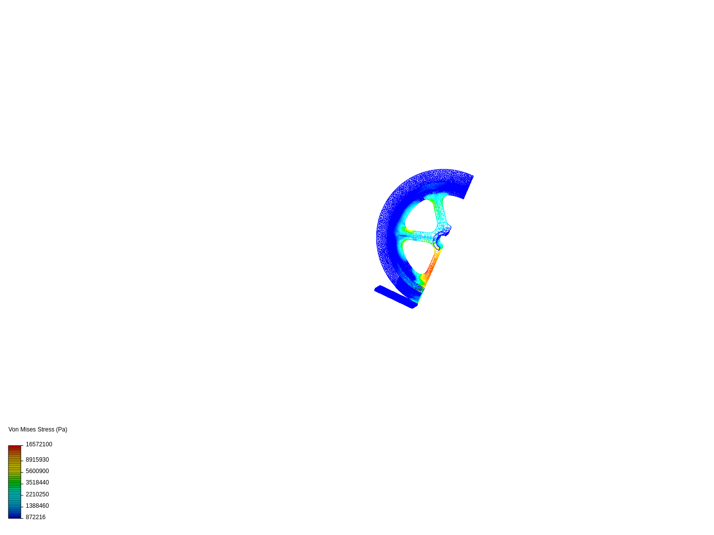 Wheel Simulation Stress/strain image