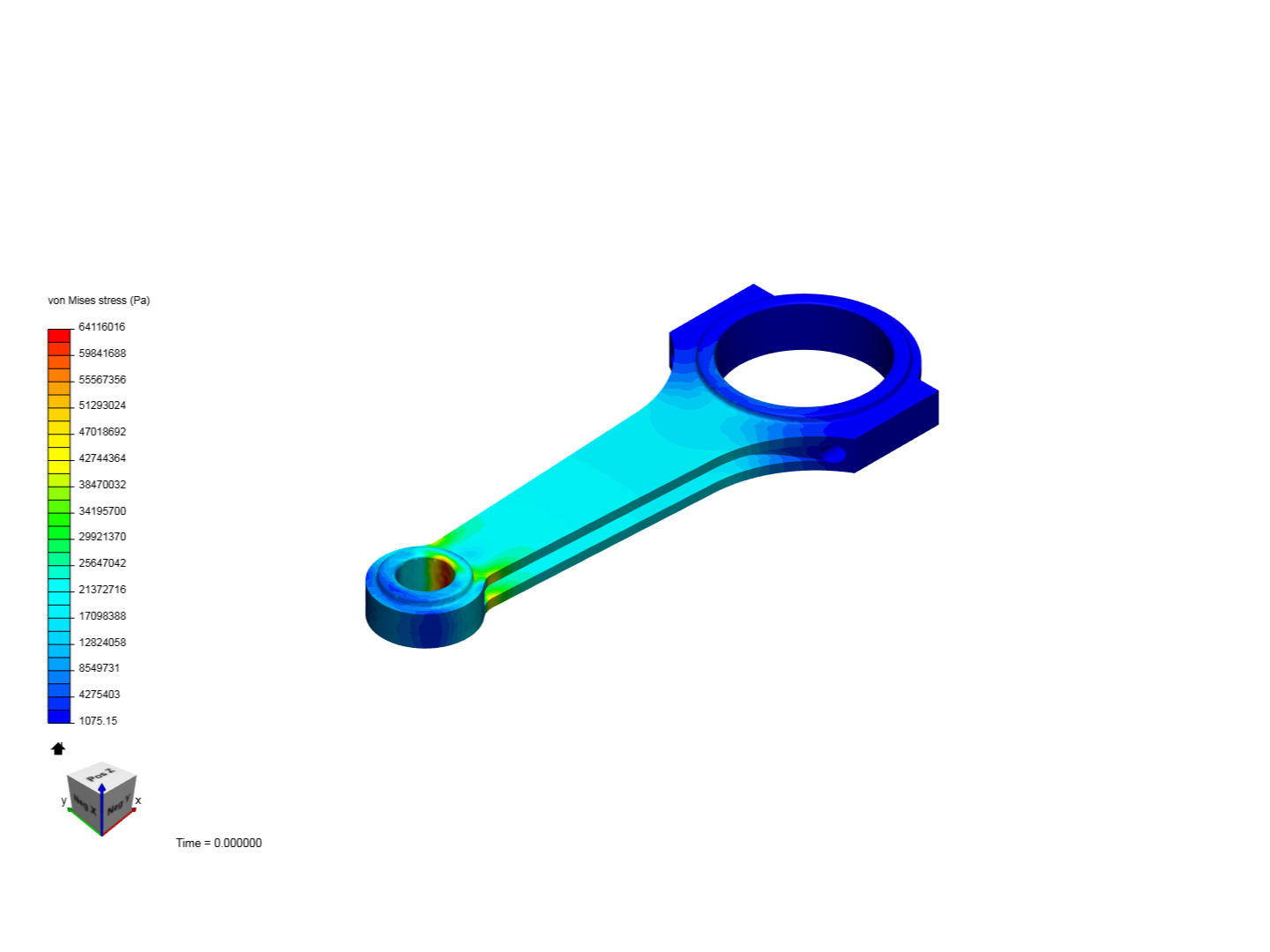 Tutorial 1: Connecting rod stress analysis image