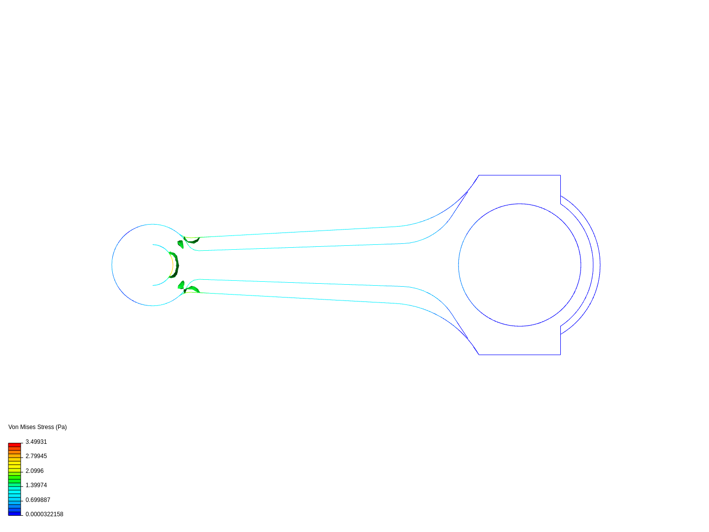 Tutorial 1: Connecting rod stress analysis image