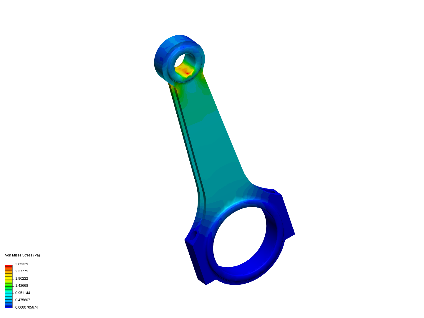 Tutorial 1: Connecting rod stress analysis image