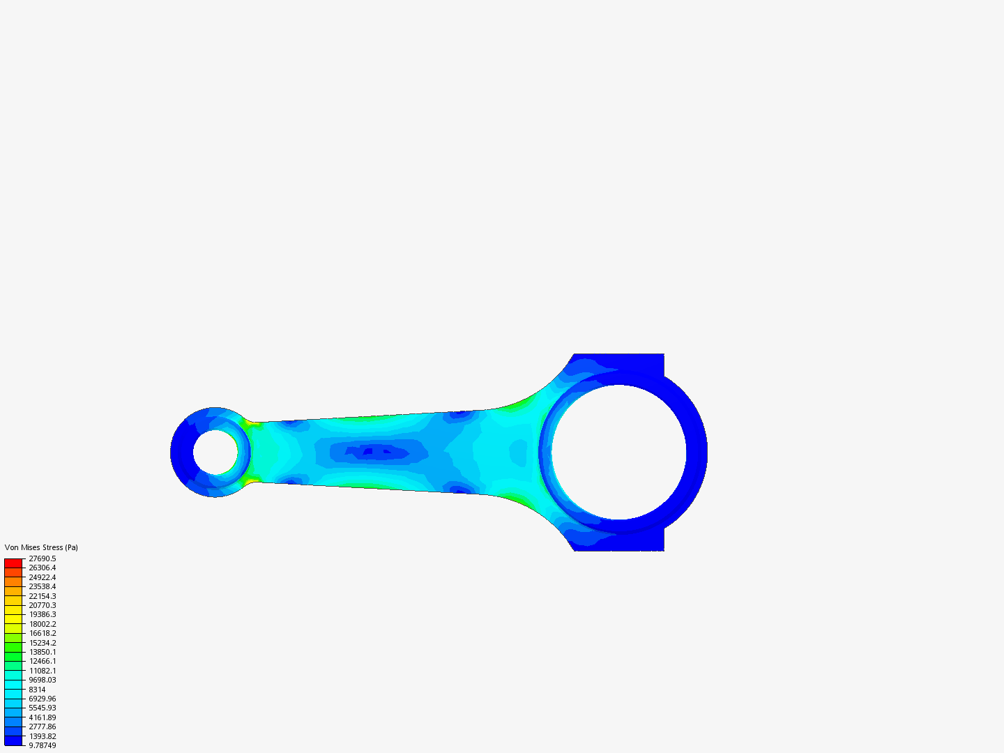 Tutorial 1: Connecting rod stress analysis image