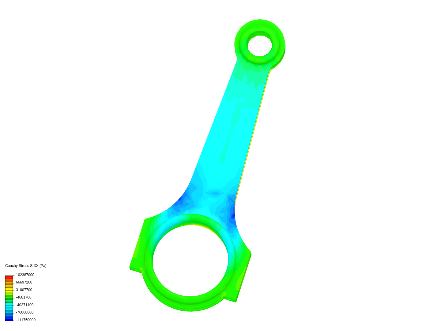 Tutorial 1: Connecting rod stress analysis image