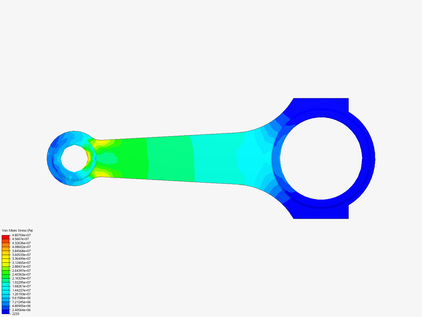 Tutorial 1: Connecting rod stress analysis image