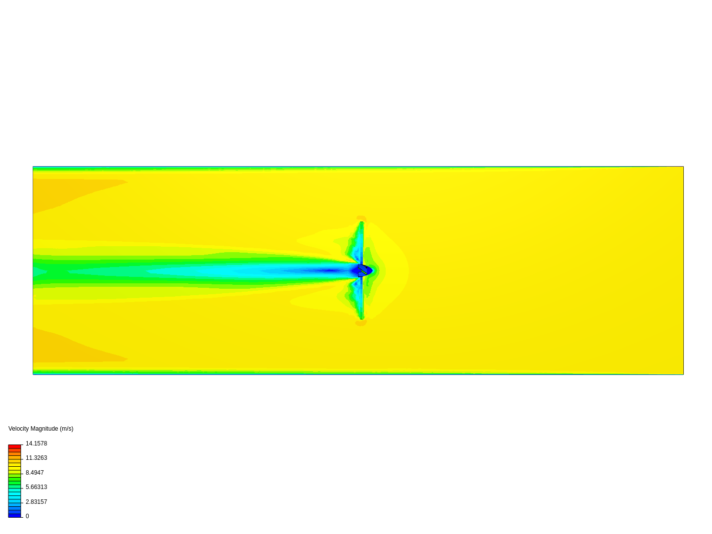 Wind tunnel 35 deg sim image