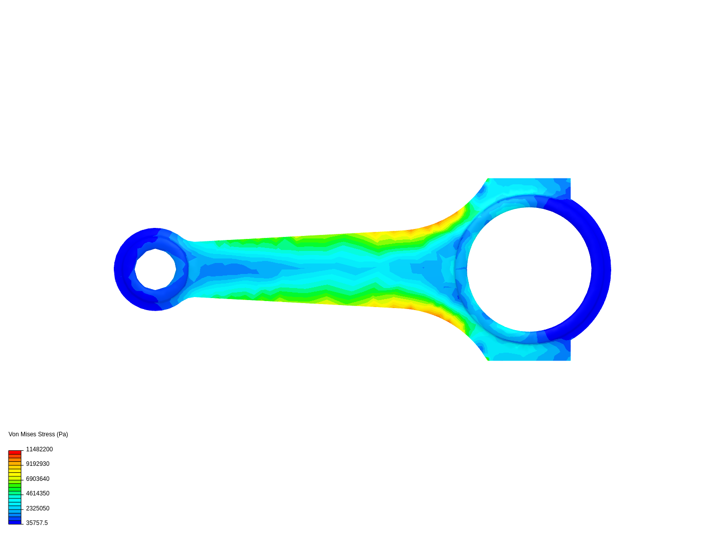 Tutorial 1: Connecting rod stress analysis image