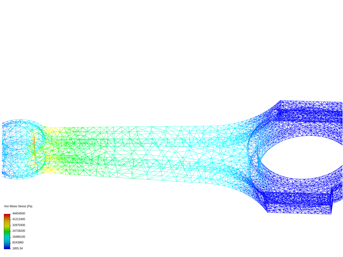 Tutorial 1: Connecting rod stress analysis image