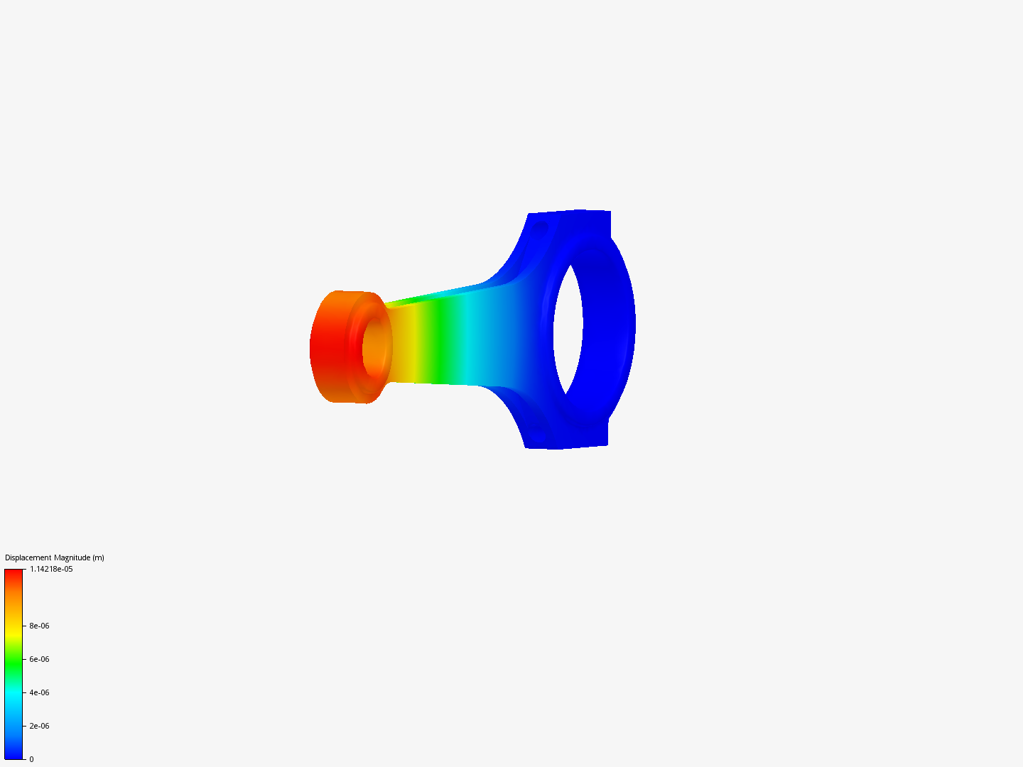 Connecting rod stress analysis image