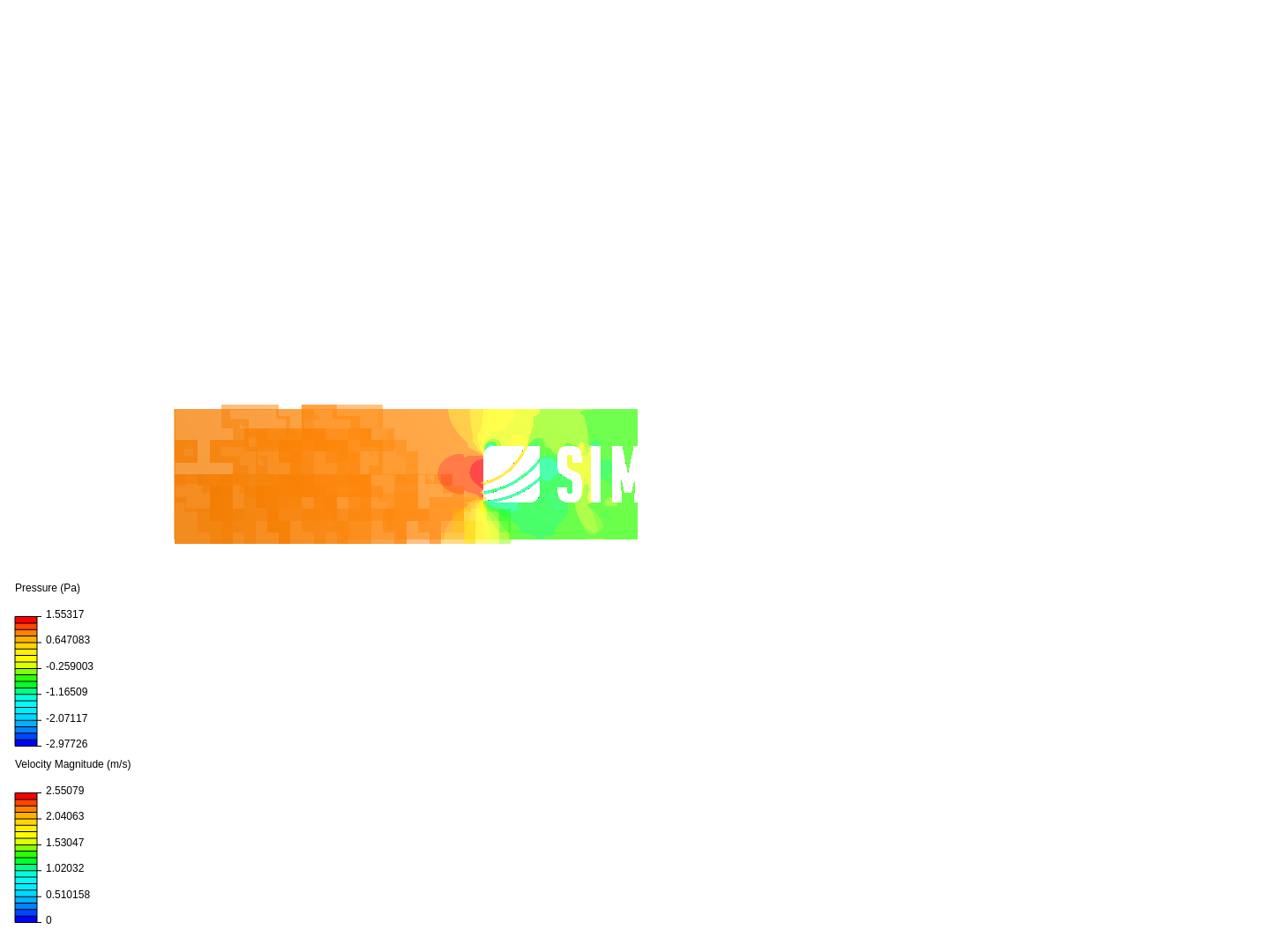 Flow Simulation of the SimScale Logo image