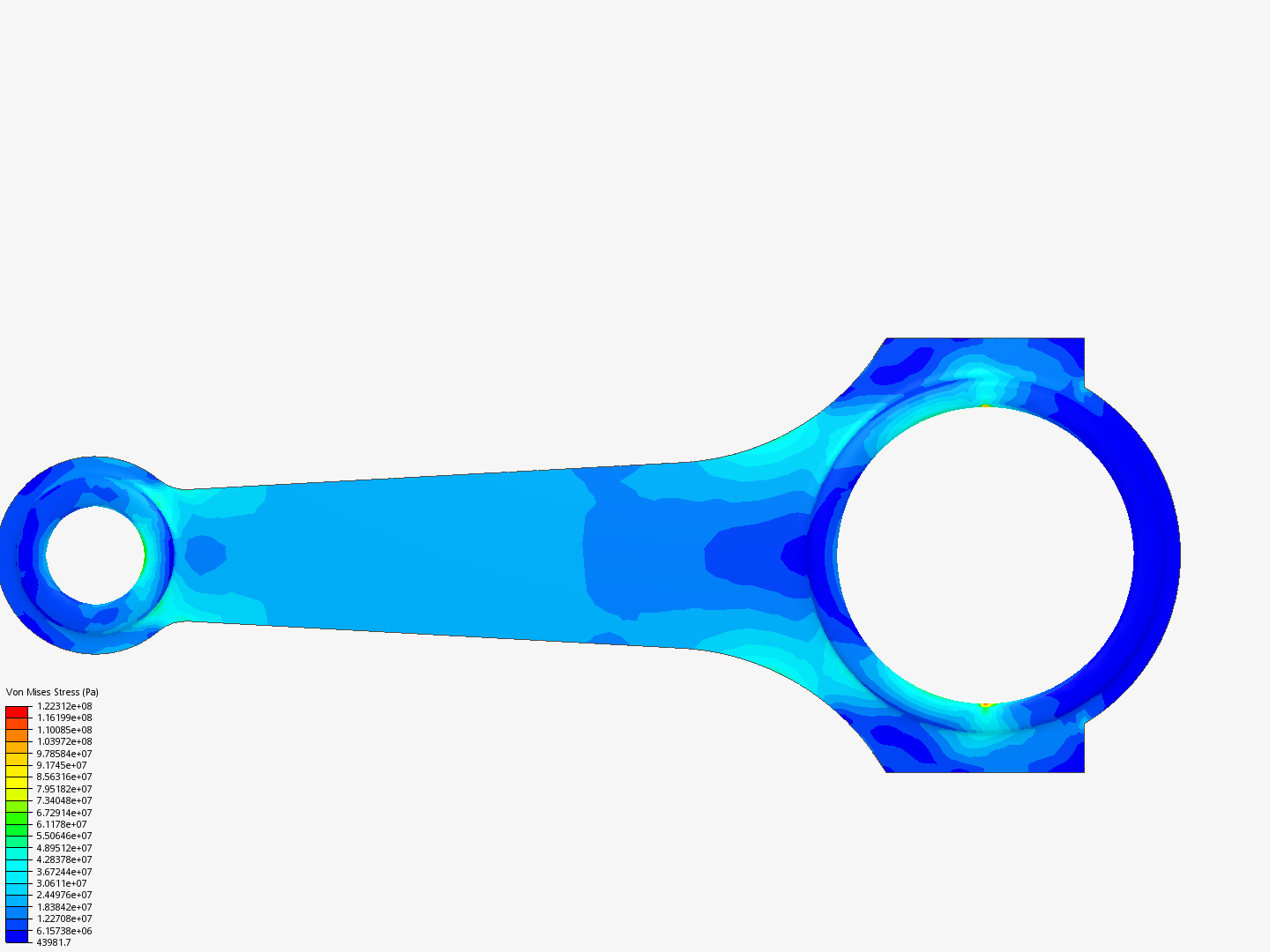 Tutorial 1: Connecting rod stress analysis image