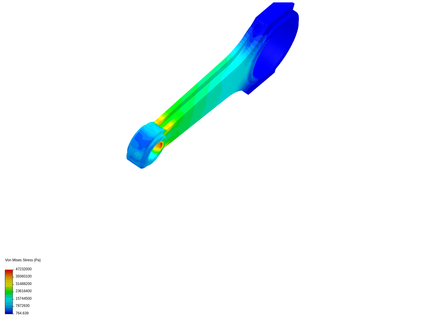 Tutorial 1: Connecting rod stress analysis image