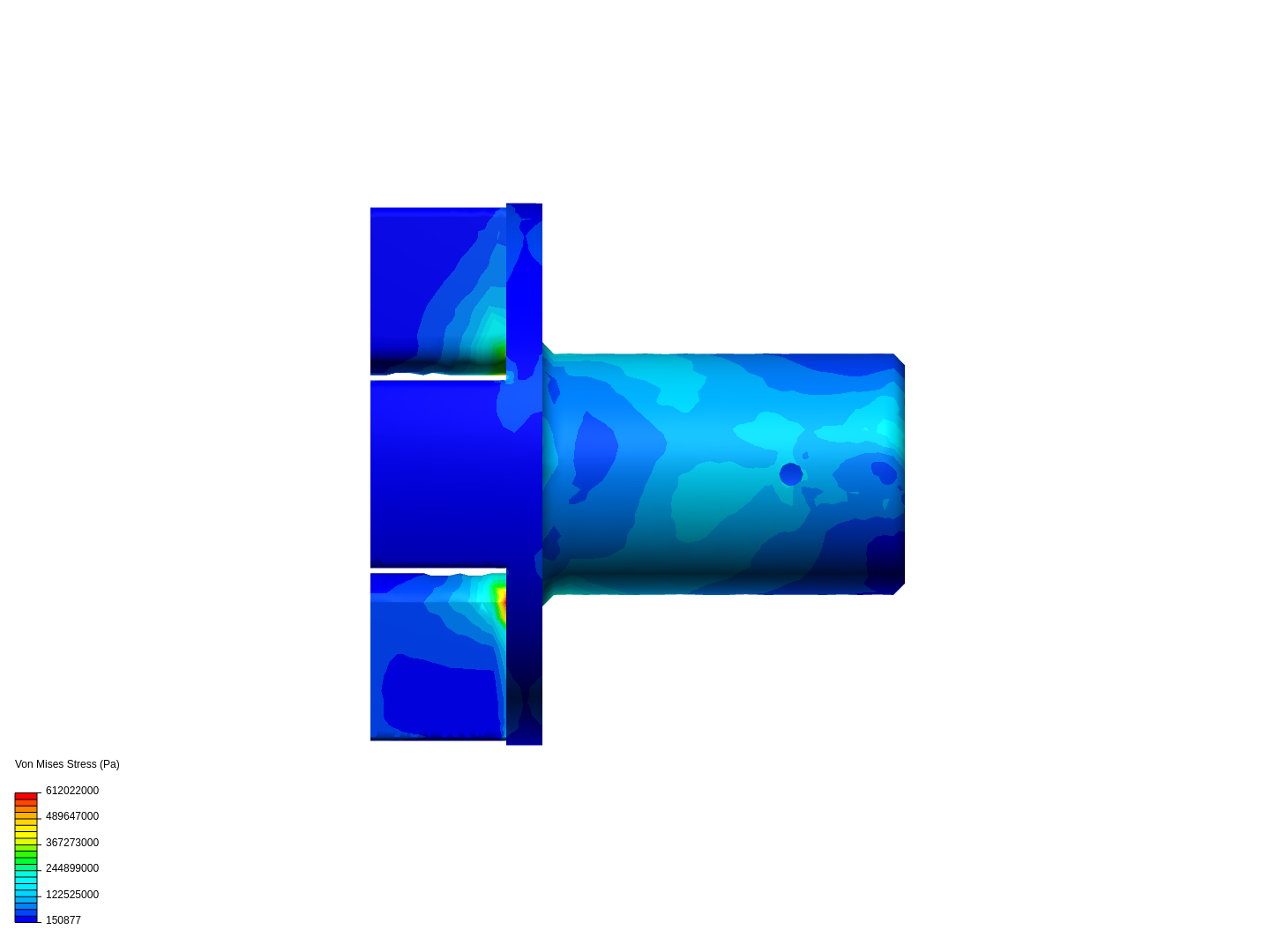 Drill shaft motor end coupling image