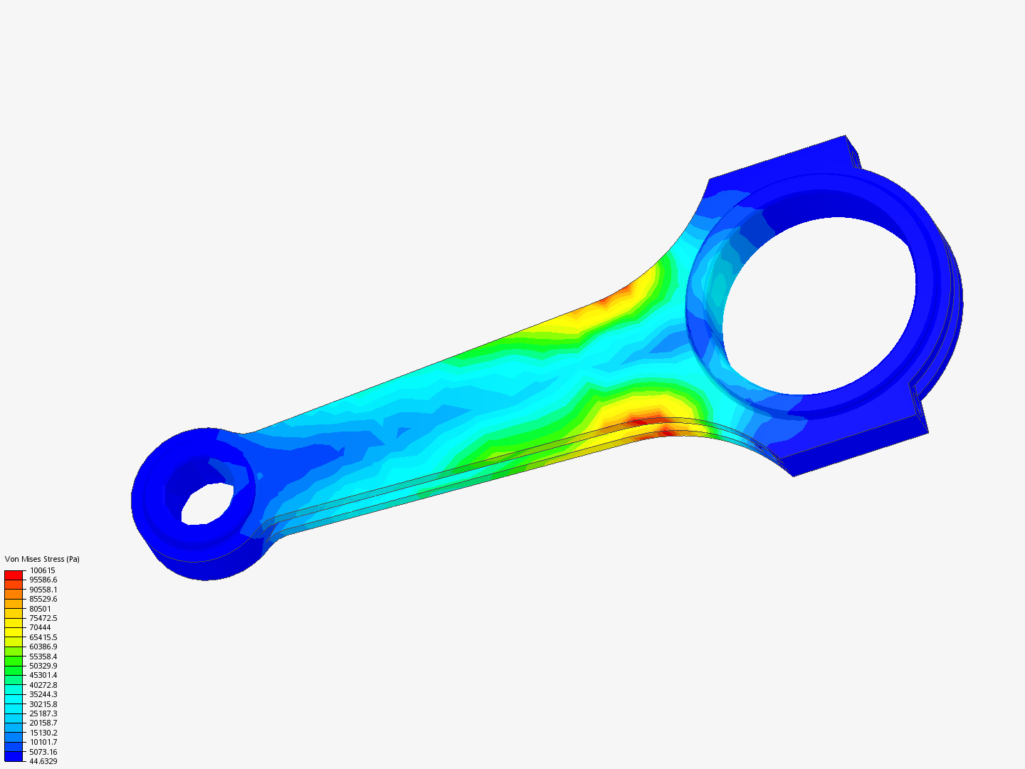 Tutorial 1: Connecting rod stress analysis image