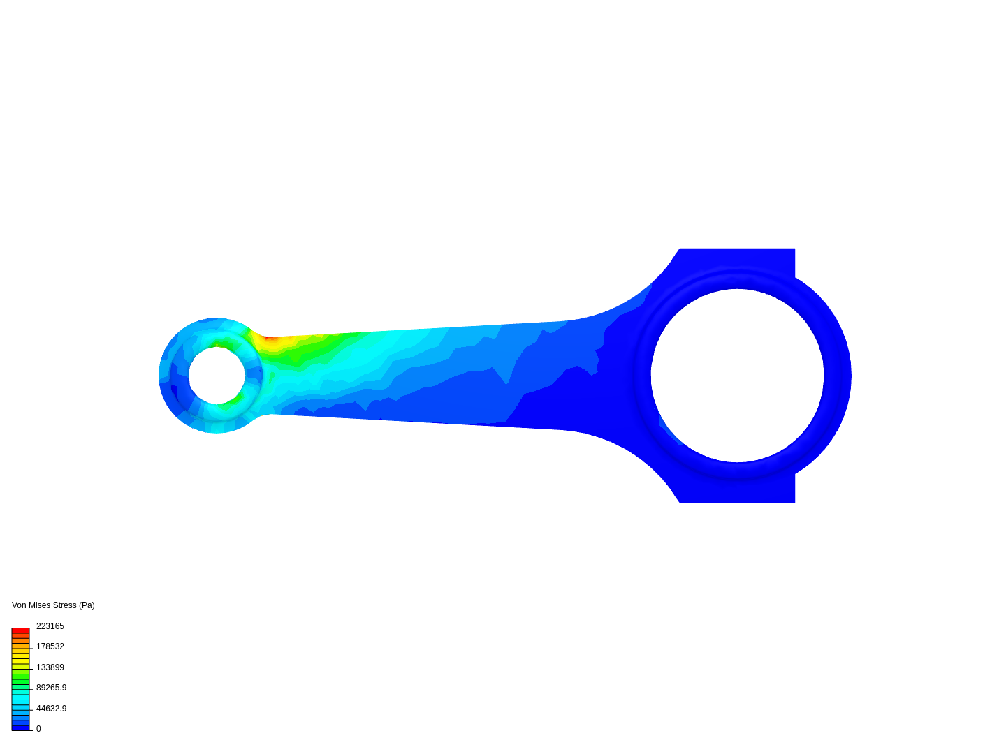 Tutorial 1: Connecting rod stress analysis image