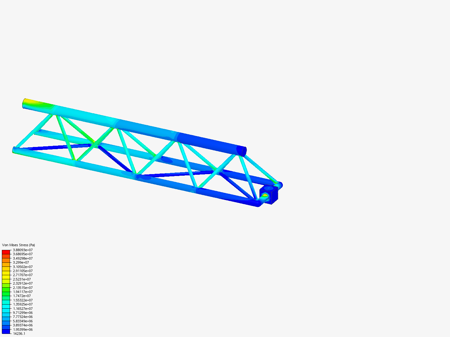 Tutorial - Linear static analysis of a crane - Copy image