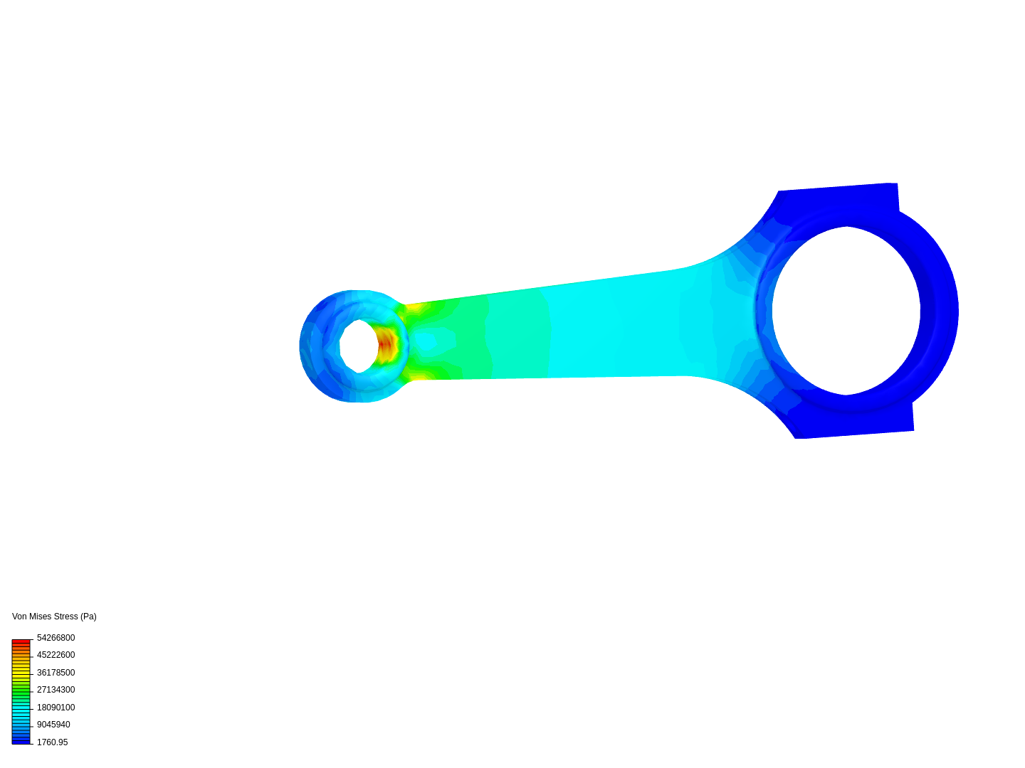 Tutorial 1: Connecting rod stress analysis image