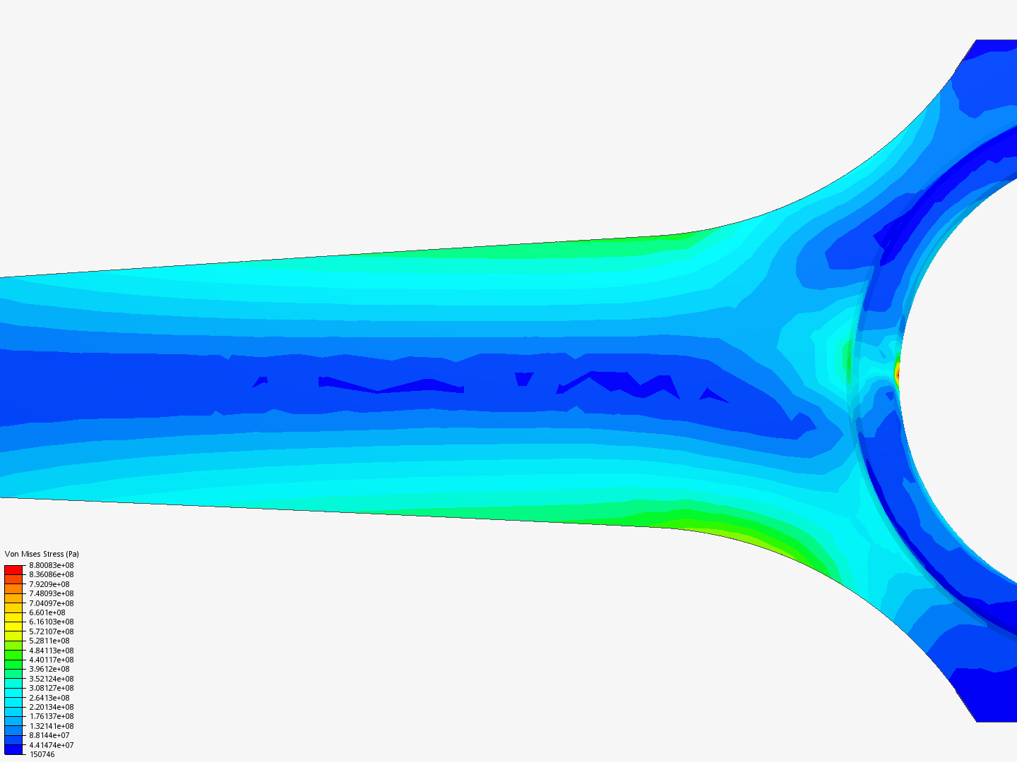 Tutorial 1: Connecting rod stress analysis image