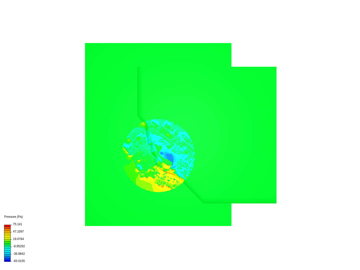 wind analysis of buildings city image