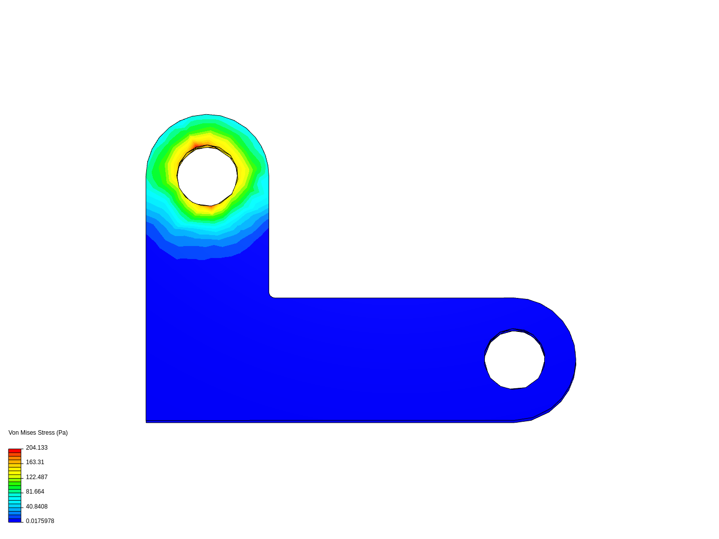 Stress Analysis of L Bracket- CHT Analysis image