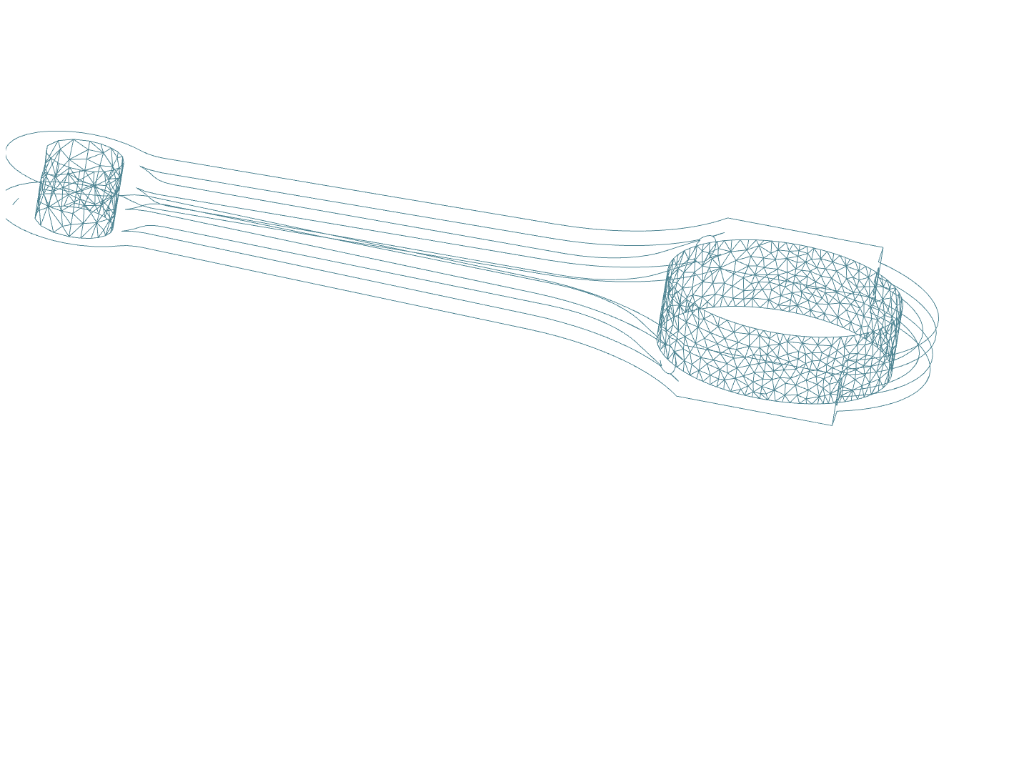 Tutorial 1: Connecting rod stress analysis image