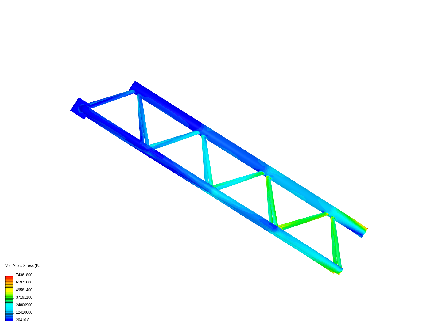 Tutorial - Linear static analysis of a crane image