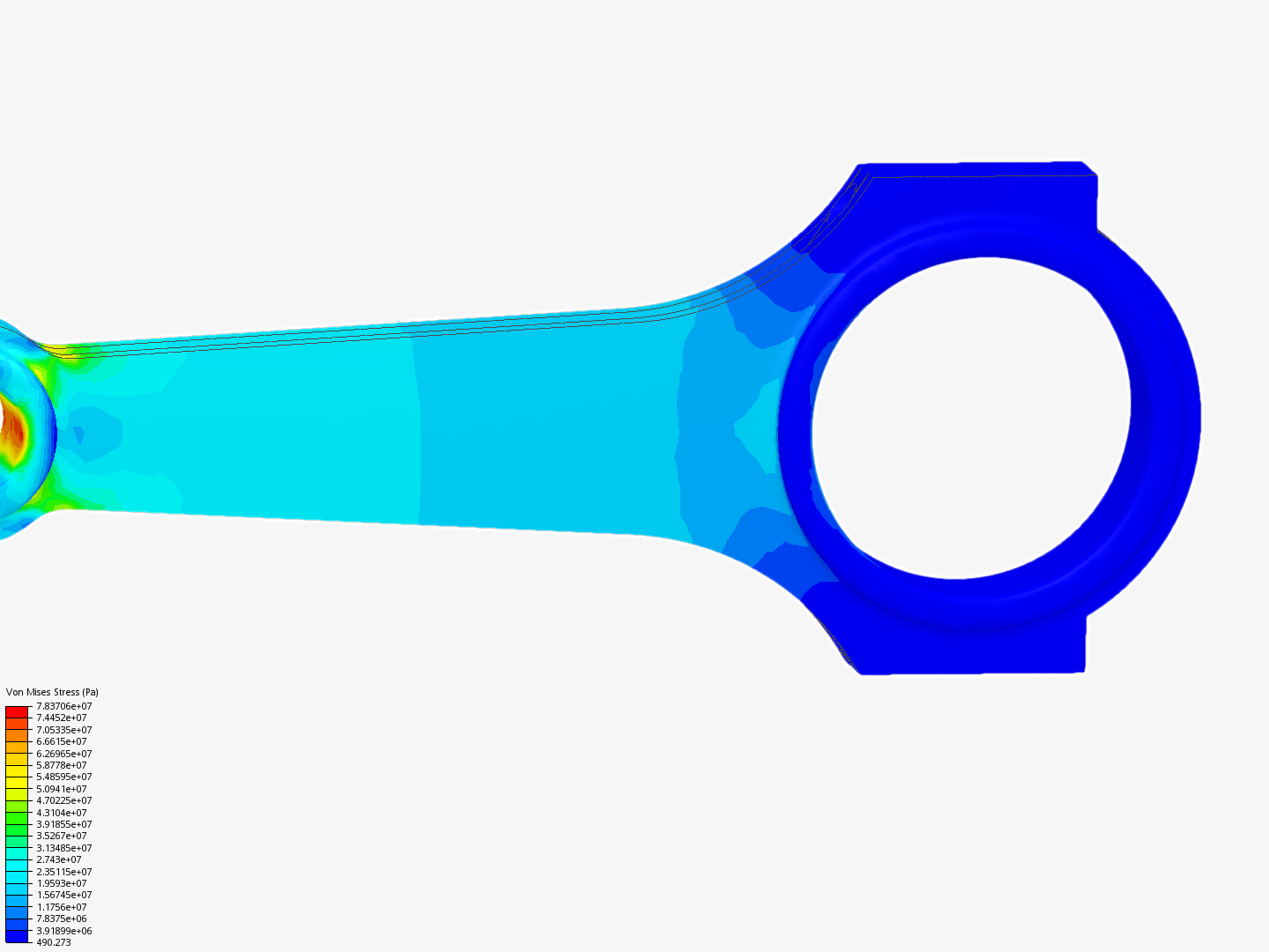 Tutorial 1: Connecting rod stress analysis image