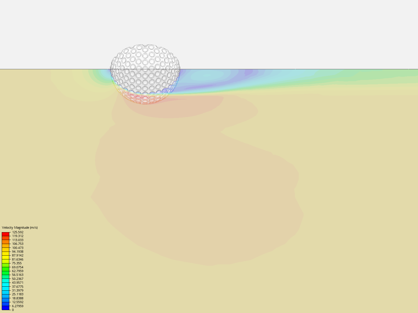 Tutorial: Compressible CFD Simulation on a Golf Ball image