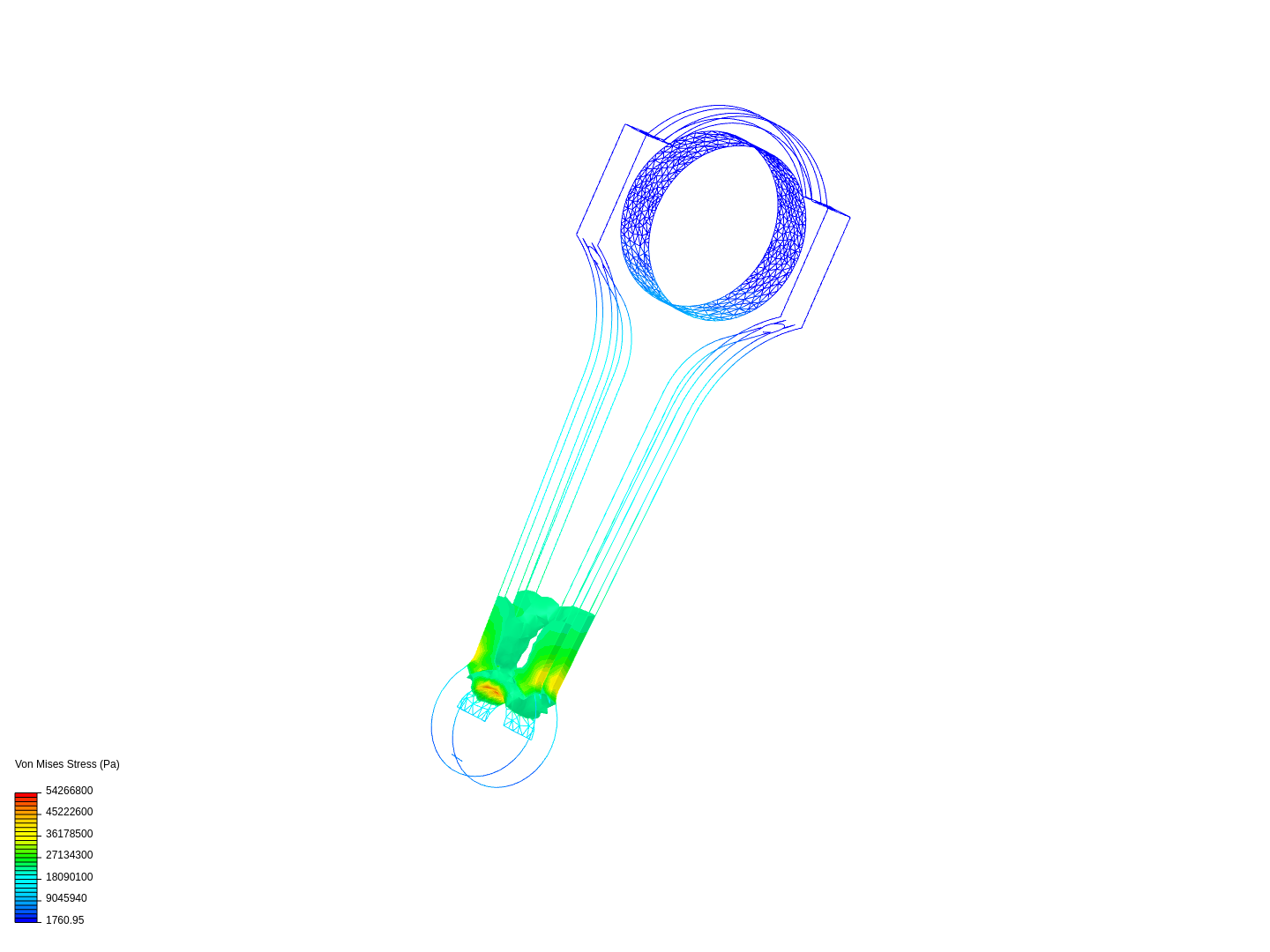 Tutorial 1: Connecting rod stress analysis image