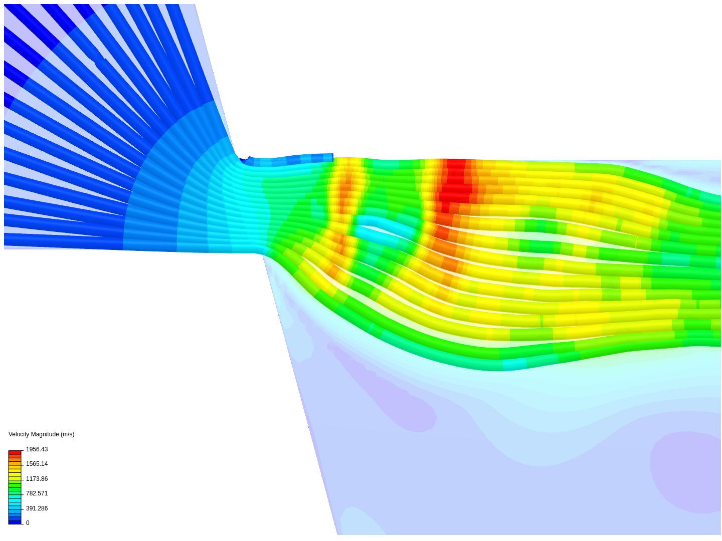 Sonic Compressible Flow Through an Orifice Plate - CFD - Copy image