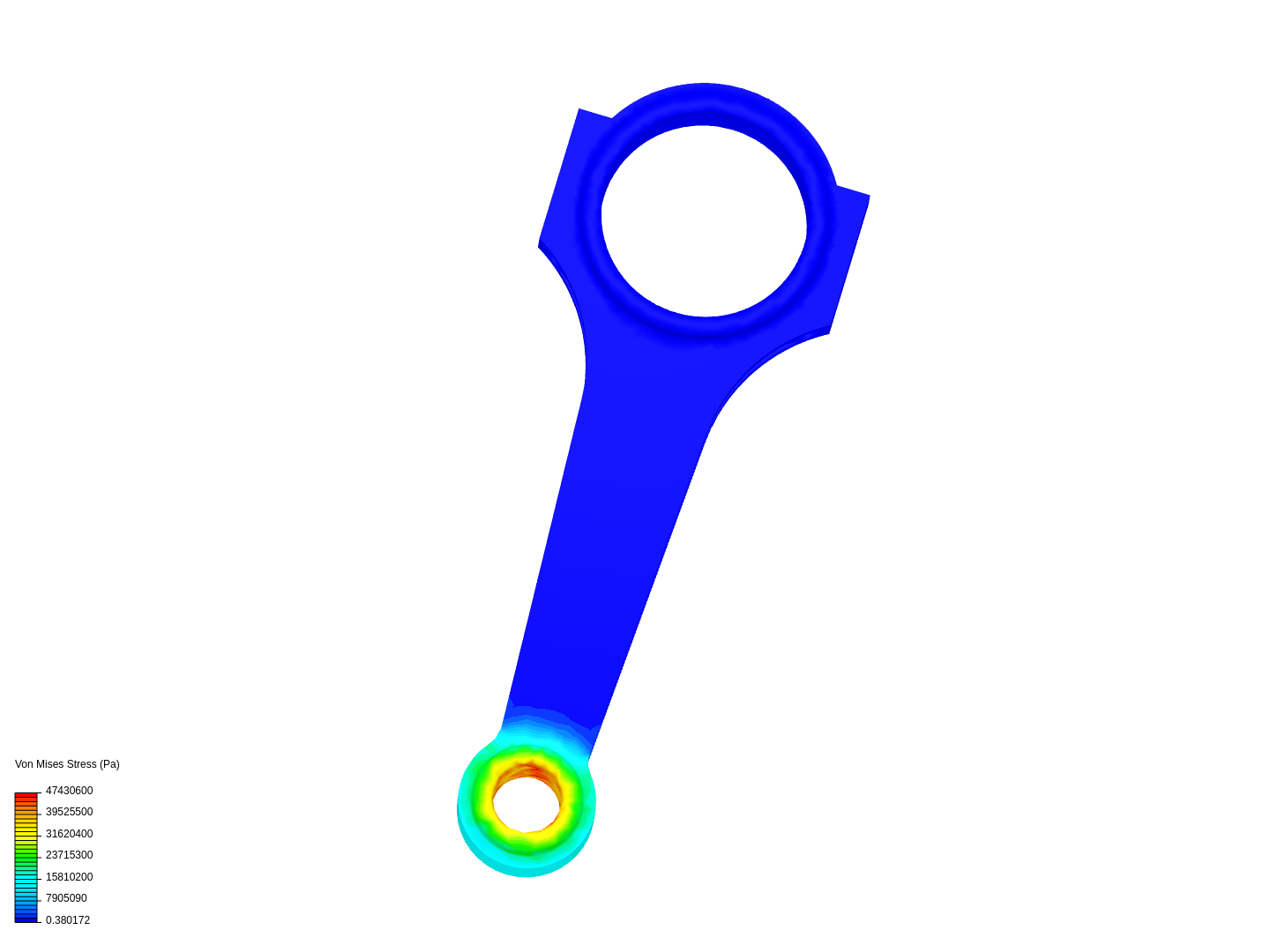 Tutorial 1: Connecting rod stress analysis image