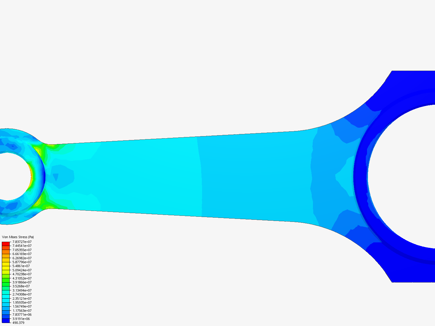 Tutorial 1: Connecting rod stress analysis image