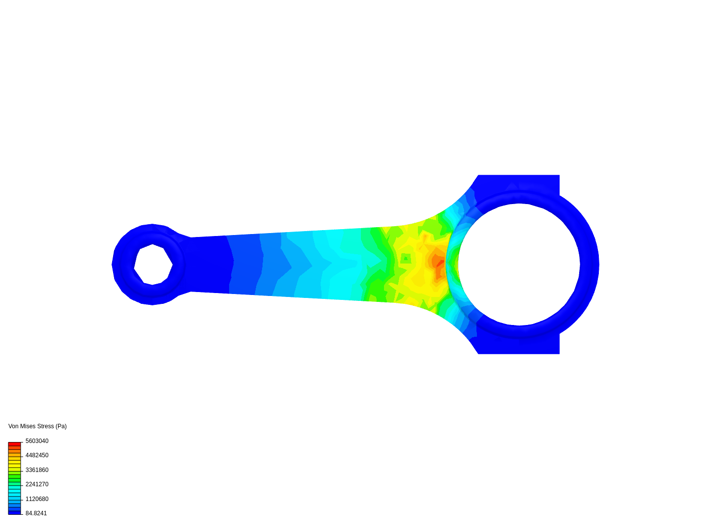 Tutorial 1: Connecting rod stress analysis image