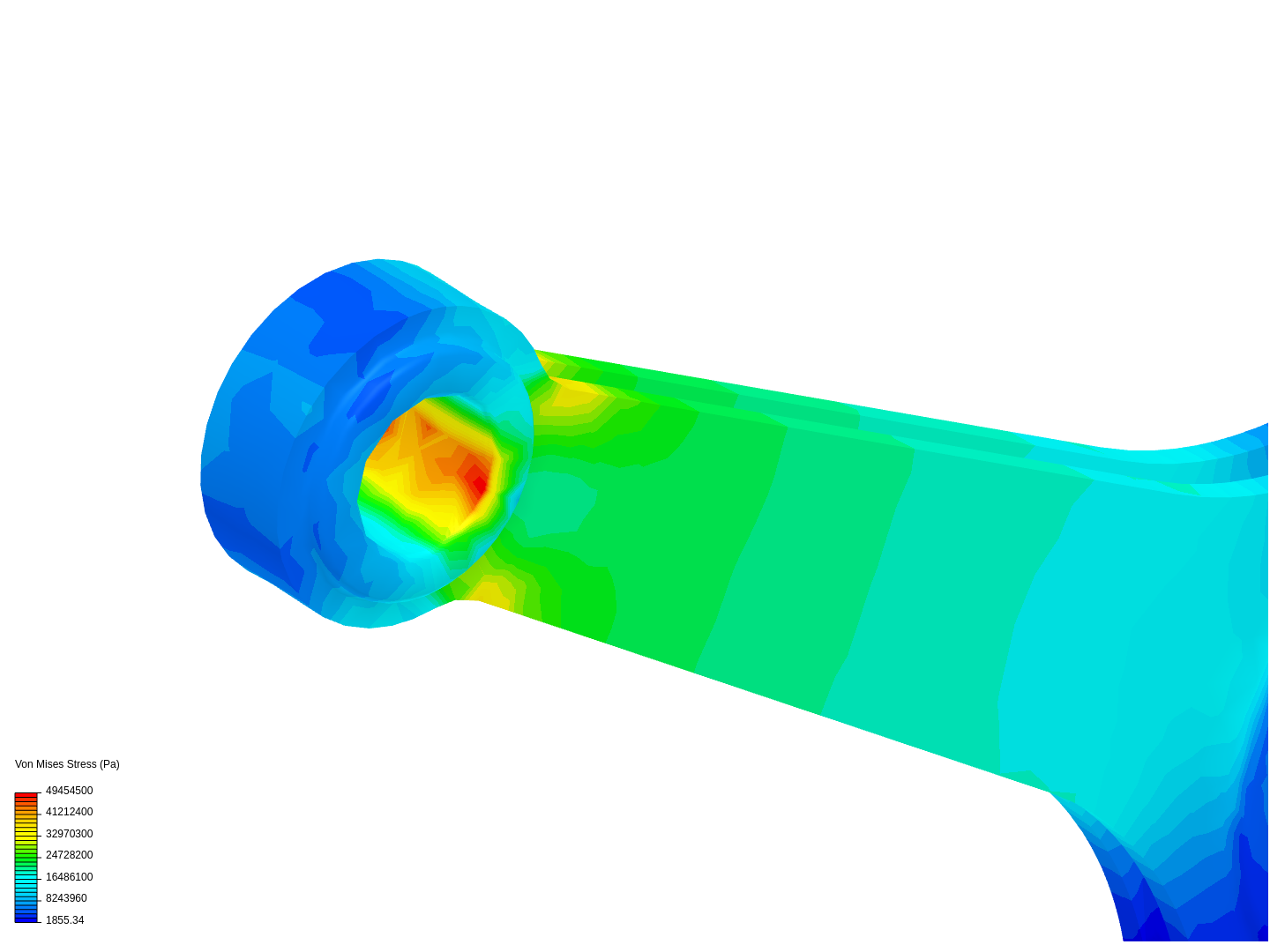 Tutorial 1: Connecting rod stress analysis image