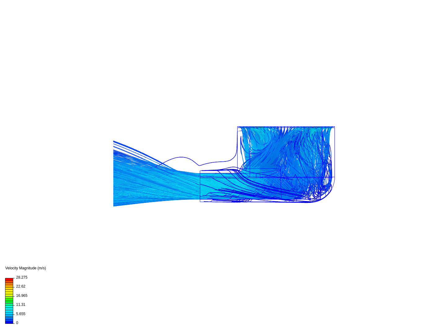 Fan duct CFD image